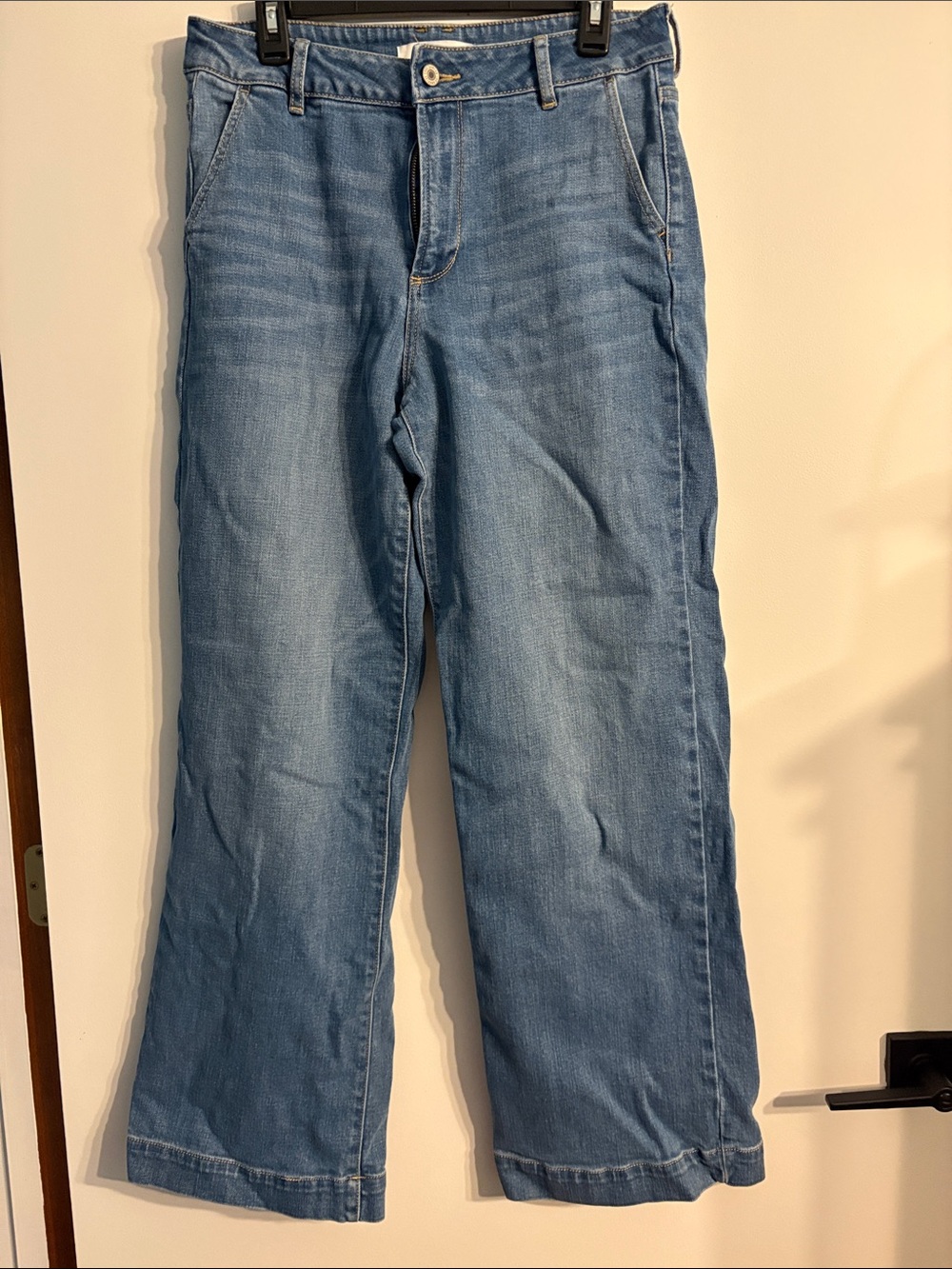 Light Wash Wide Leg Jeans